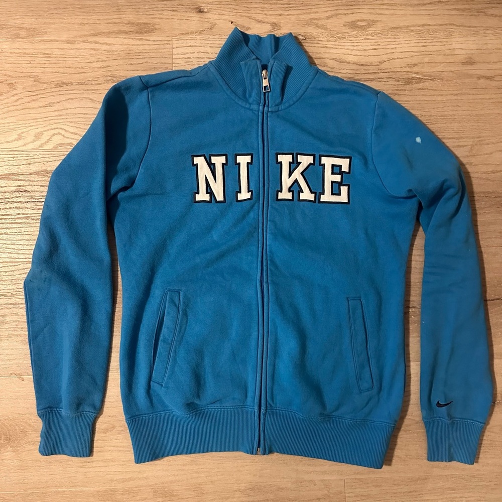 Vintage 90s Nike Hoodie Zip y2k size medium